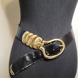 Genuine Leather Lined Fashion Belt